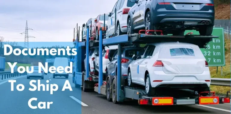 documents you need to ship a car