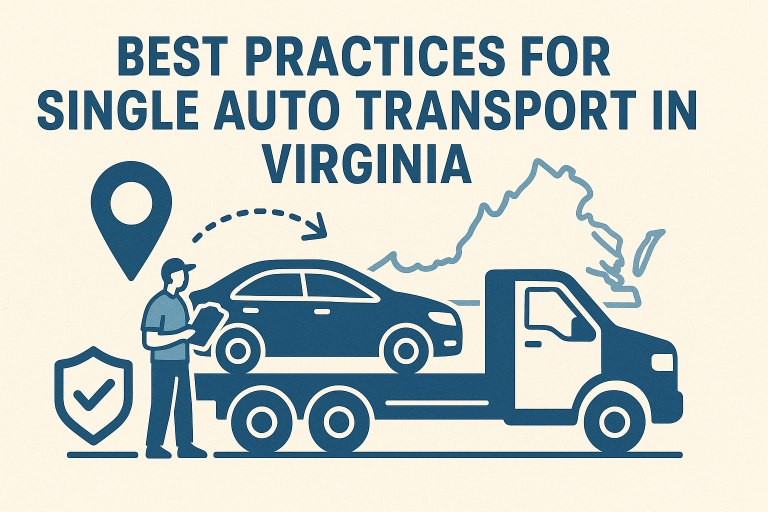 Single Auto Transport in Virginia