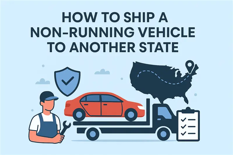 How to Ship a Non Running Vehicle to Another State